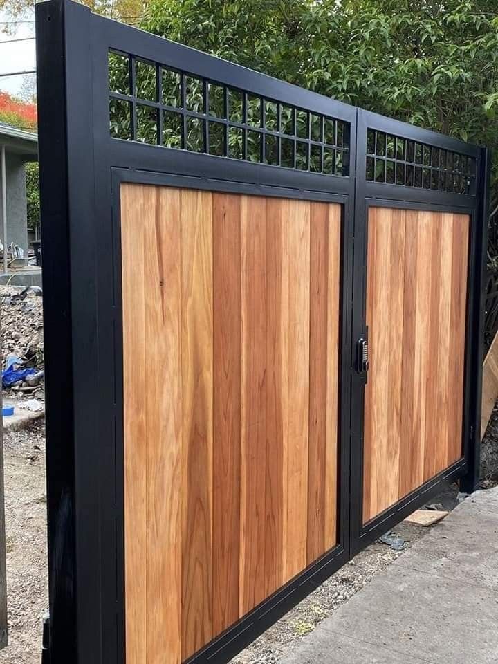 Porton electrico automatizado empresarial